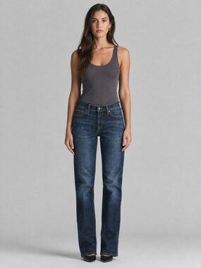 J.Crew Matchstick Women’s Jeans 28S Dark Wash Stretch Slim Straight Leg